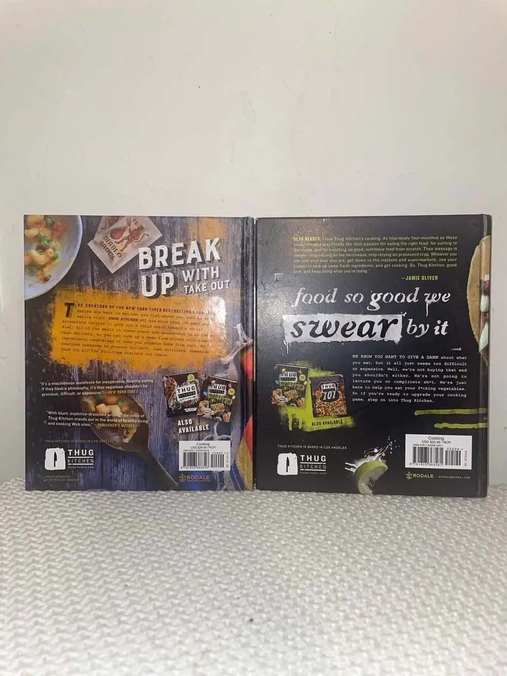 Thug Kitchen 101 and Thug Kitchen The Official Cookbook Set‎